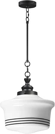 Maxim Lighting 21534WTBK Eureka - 1 Light Pendant-15.75 Inch Tall and 13.75 Inch Wide