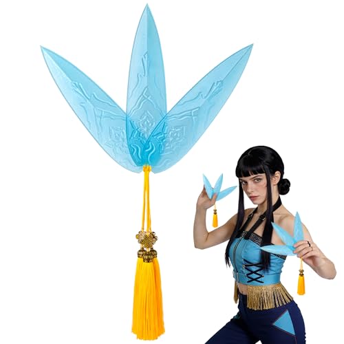 Alaxciax Zoey Weapon, Accessoires en Plastique pour Costumes d'anime, Poignard de Chasseur avec Pompons, pour Femmes et Hommes, pour Cosplay et Halloween