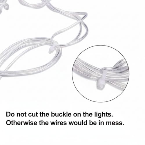 Image of Star Curtain LED Lights for Diwali Decoration | for Bedroom, Window, Balcony & Wall Decoration | 8 Mode Decorative String Lights for Home, Wedding & Party (Multicolor)