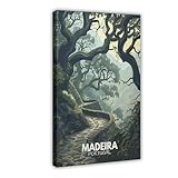 QITUBVAF Madeira-Poster, Leinwand-Poster, 