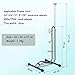 FCOUMY 3 in 1 Bicycle Floor Stand - Freestanding Upright Parking Storage Rack, Space Saver, Suitable for Mountain Bike, Road Bike, Max Wheel Diameter 27.5 Inches