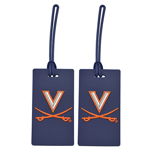 Virginia (UVA) Cavaliers Pack of 2 PVC Luggage Tags