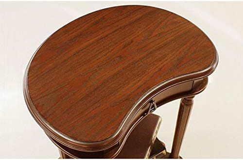 Telephone Table, American Carved Side Table,Shelves with Drawers,Telephone Living Room Side Table,European Style Retro Flower Pot Decoration Table (