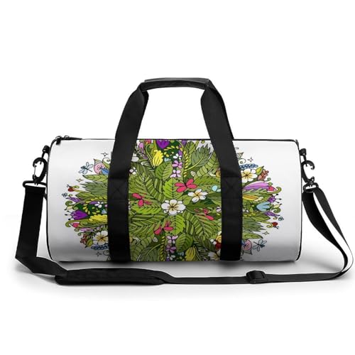 Sac week-end floral tropical pour vos escapades nature et voyages