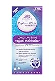 Replens Long Lasting Vaginal Moisturiser, Up to 3 days of long-lasting relief from vaginal dryness, Relieves Discomfort, Hormone Free, Clinically Tested, Pack of 12 Pre-Filled Applicators