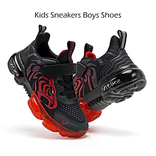 Image of JMFCHI Boys Girls Kids Sneakers Knitted Mesh Running Tennis Athletic Shoes | Breathable,Lightweight,Comfortable,Non-slip,Easy wear,Casual fashion,Indoor outdoor,Gym sport,Daily play,Little /Big Kid