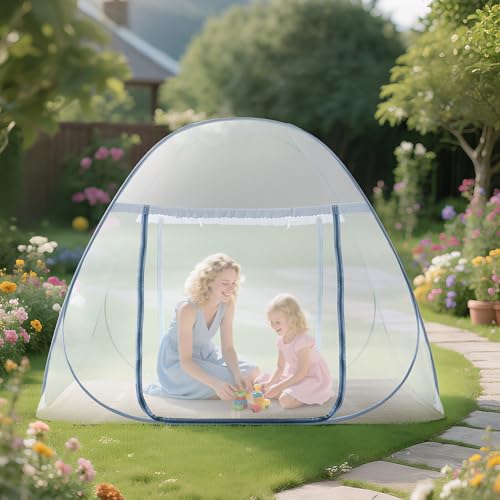 Pop-Up Mosquito Net Tent for Bed