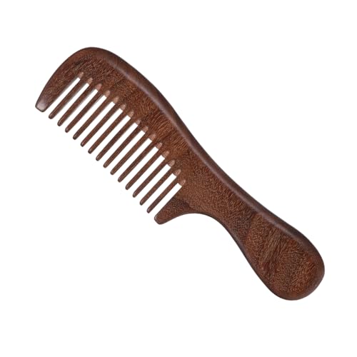 Wood Hair Comb Natural Sandalwood Comb Fine Tooth Anti-static Hair