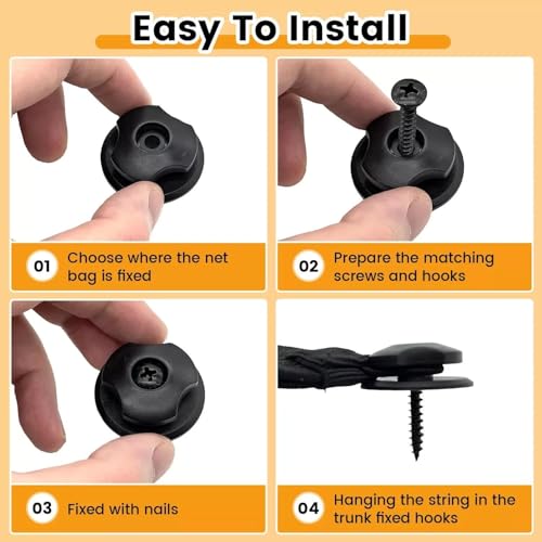 Filet universel de rangement pour voiture poche extensible et organisateur - 7
