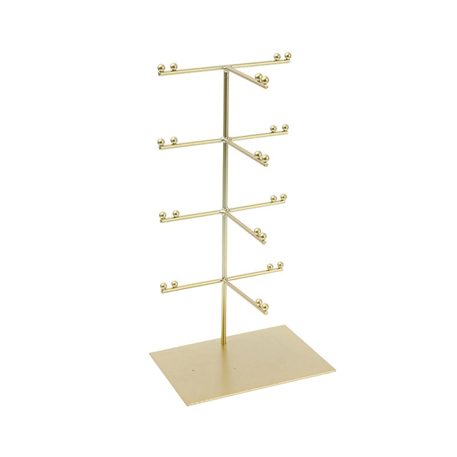 HDOYTXXM Modern Countertop Eyewear Organiser Rack Decorative Metal Frame Glasses Display Branch Multi Layer Sunglass Holder Metal Frame Sunglass Stand