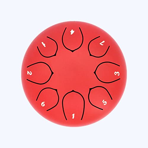 Tambor de lluvia para jardín, 8 tonos, 6 pulgadas, rojo miniatura 1