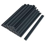 Froadp 50 Stück PVC Befestigungsclips Sichtschutz Klemmschienen 190x15mm Universal Sichtschutzstreifen Klemmstreifen für Zaun Sichtschutzfolie Doppelstabmattenzaun Gitterzaun (Anthrazit)