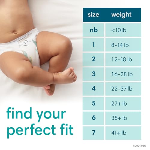 Pampers KUKIUUBK Pure Protection Diapers Newborn - Size 0, 128 Count, Hypoallergenic Premium Disposable Baby Diapers thumb #6