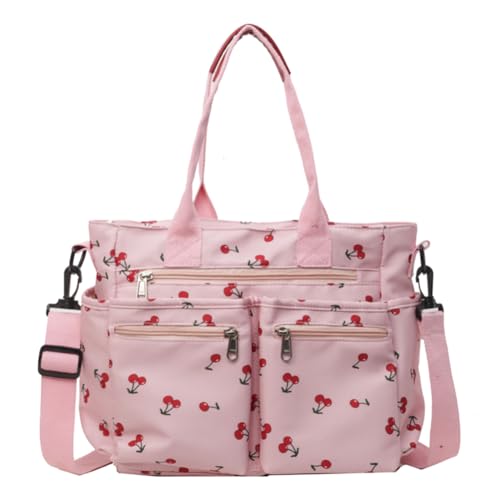 Bolsos tote para mujer - Bolso coqueto grande de nailon, bolso cruzado y de hombro para trabajo miniatura 1