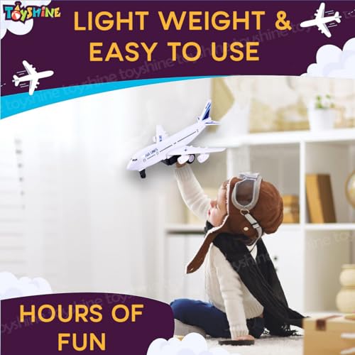 Image of Toyshine Kids Play Vehicles Pull Back Airplane Toys for 3 4 5 6 Year Old Boys Girls-Multicolor