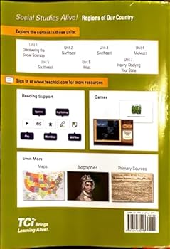 Social Studies Alive! , Regions of our Country , Student Journal , Units 1-7 .