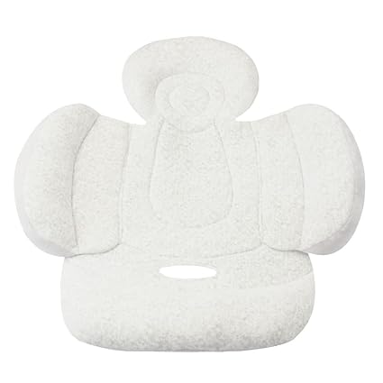 KAKIBLIN Baby Stroller Cushion, Soft Baby Stroller Liner Pram Head and Body Support Pillow Washable Baby Stroller Padding Head Support Cushion for Newborn, Gray