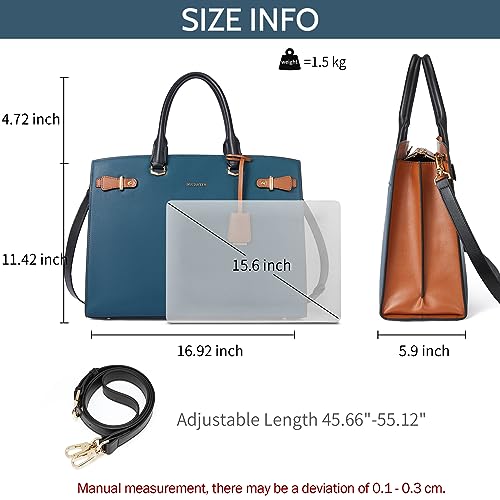 BOSTANTEN Genuine Leather Laptop Briefcase