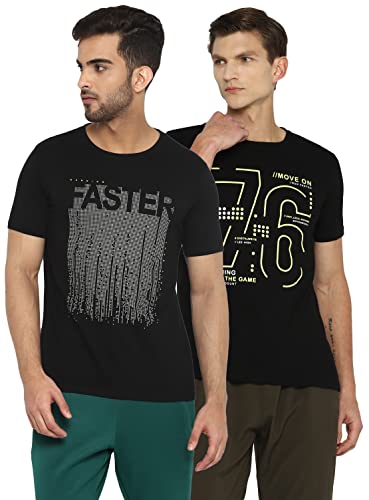 Image of Ap'pulse Men's Printed Short Sleeve Sport Tshirt Combo Pack
