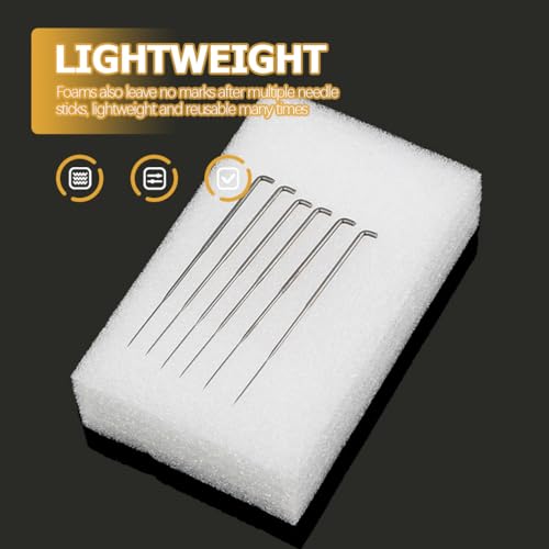 TEHAUX Needle Felting Foam Pads 4 Pack 5.90X5.90X1.96 Inch Wool Felt Working Mat Durable Reusable Cushion for Needle Felting Crafts DIY Sewing Projects