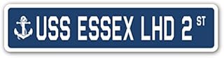 USS Essex LHD 2 Street Sign us Navy Ship Veteran Sailor Gift