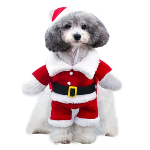 Disfraz navideño Santa para perro talla S miniatura 5