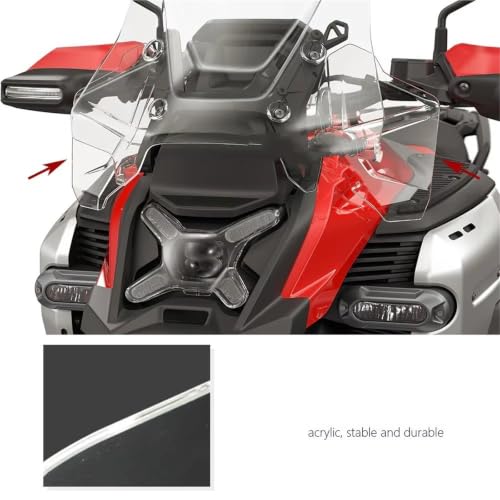 Ailerons becquet déflecteur vent latéral transparent BMW R1300GS ADV