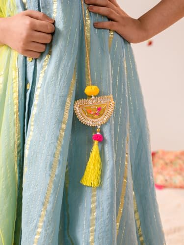 Image of Pspeaches girls Cotton Kurta & Palazzo