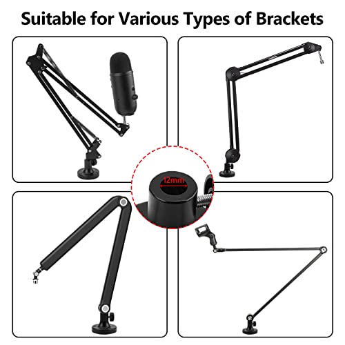 Geekria For Creators Microphone Table Flange Mount Adapter, Metal Table Mount Clamp With Adjustable Interface Aperture Compatible With Rode Psa1+, Tonor T20, Aokeo Ak-35, Innogear Microphone Arm #TOP3