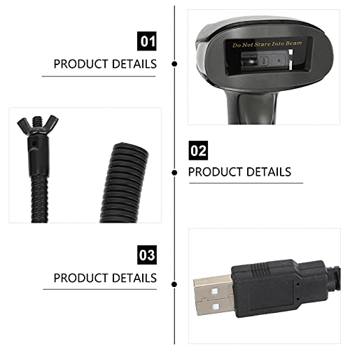 SOLUSTRE Wired Barcode Scanner Een- Directionele Code Qr Code Reader Scanner - Image 6