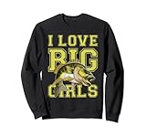 Photo Gallery i love big ragazze funny fish t shirt per gli uomini bass fishing felpa Photo Gallery i love big ragazze funny fish t shirt per gli uomini bass fishing felpa