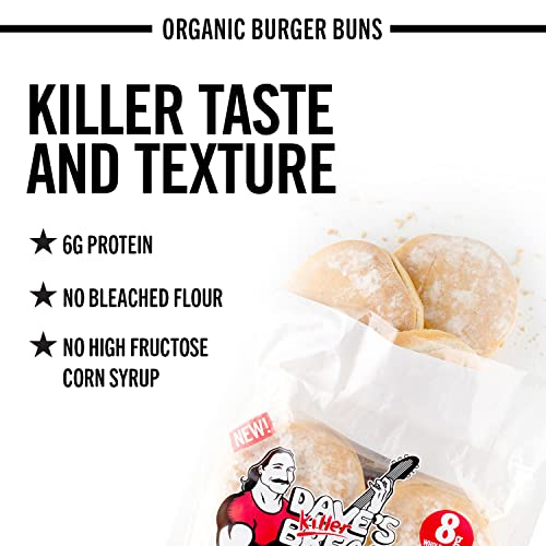 Dave'S Killer Bread 0013764028241 Burger Buns Done Right, Organic White Bread Hamburger Buns thumb #4