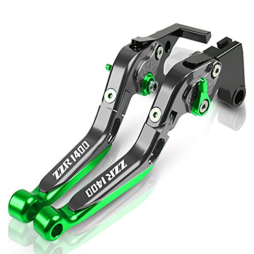 Motorrad Aluminiumkupplung Bremshebel Verstellbare Hebel Für Kawasaki Für ZZR1400 Für ZZR 1400 2006/2007/2008/2009/2010/11/2012/2016 Kupplungsbremshebelsatz (Farbe : 9)