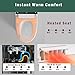 WinZo Smart Toilet, Tankless Toilets with Heated Seat, Auto Open & Close, Smart with Bidet Built In ADA Chair Comfort Height,Dryer and Warm Water Sprayer, Featuring Foot Sensor and Black LED Display