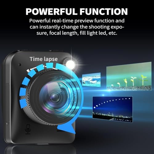 Image of 【2026 Upgraded】 4K Time Lapse Camera Outdoor Construction Plant Weather Life, Manual Focus, IP66 Waterproof, 6 Month Battery Life, 32GB TF Card Included
