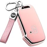 WTSHOPME Key Fob Cover Compatible with Kia Cerato Ceed Forte NIRO Sorento Seltos Sportage Soul Telluride Remote Smart Key