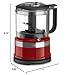 KitchenAid KFC3516ER 3.5 Cup Food Chopper, Empire Red, One Size