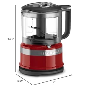 KitchenAid KFC3516ER 3.5 Cup Food Chopper, Empire Red KitchenAid KFC3516ER 35 Cup Food Chopper Empire Red