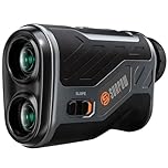 SUNPOW Golf Range Finder with Slope – 1200 Yards Laser Rangefinder ±1 Yard Accuracy, 7X Magnification, Flag Lock with Vibration, Rechargeable, Magnet Stripe, High Precision for Golf & Hunting