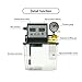 YZHATDH Automatic Lubrication Pump 1l 2l Ac110v 220v Oil Pump Pressure Gauge Electromagnetic Output 6mm for Machine Tool