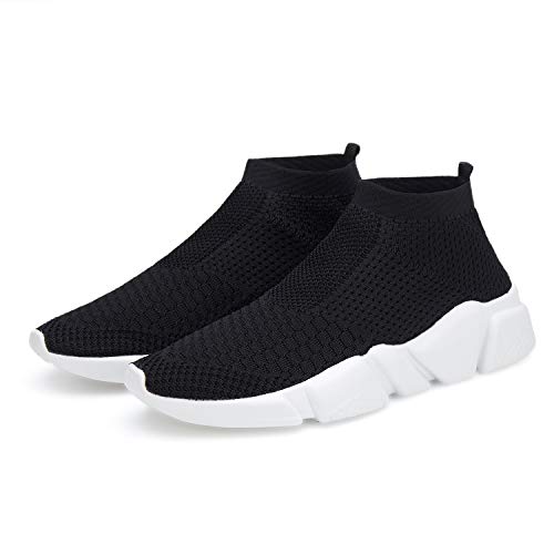 Image of Casbeam Men's Running Knit Comfortable Lightweight Breathable Casual Sports Shoes Fashion Sneakers Slip-On Walking Shoes