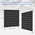 Burdurry 50 Pack Acoustic Panels, Wedge Soundproof Studio Foam for Walls