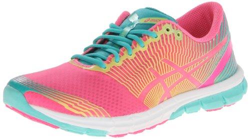 ASICS Women's Gel-Lyte33-3 Running Shoe,Flash Pink/Lime/Green,8.5 M US