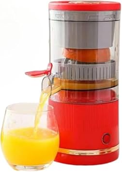 Electric Citrus Juicer Lemon Squeezer Portable Fruit Squeezer USB Rechargeable Large Capacity Electric Juice Squeezer Citrus Fruit Squeezer Easy to Operate Washable Citrus Juicer High Juice