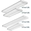Lithonia Lighting LBL4 LP835 4-Feet Commercial LED Wraparound Indoor Light, White
