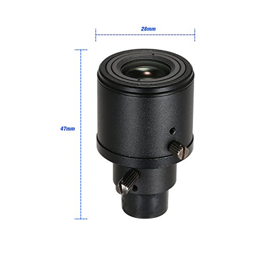 DECDEAL 5.0 Megapixel Varifocal 6-22mm Lente da Câmera CCTV Foco Manual Zoom 1/2.5