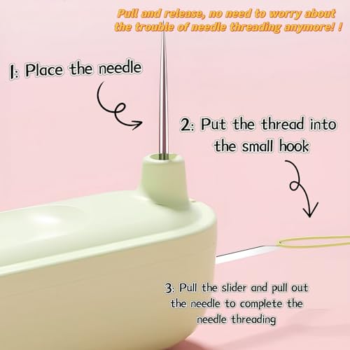 image for Xuvrir Upgraded 2 in 1 Automatic Needle Threaders Seam Ripper,Quilting