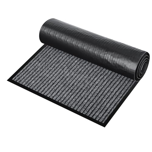 ToLanbbt 3'x5' Heavy Duty Indoor/Outdoor Door Mat, Gray