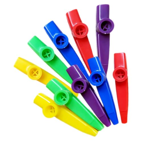 HANABASS 1 Set Kazoo Musical Instruments Educational Percussion for Membranes Included Plastic Kazoos for Early Music Learning and Creative Play