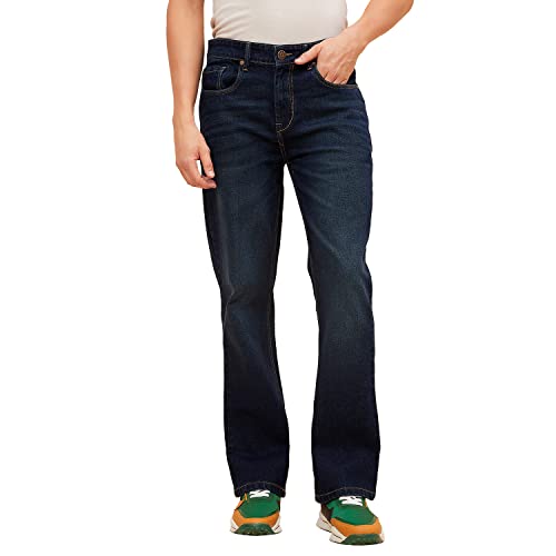 Image of HIGH Star Men's Stretch Fit Mid Rise Jeans